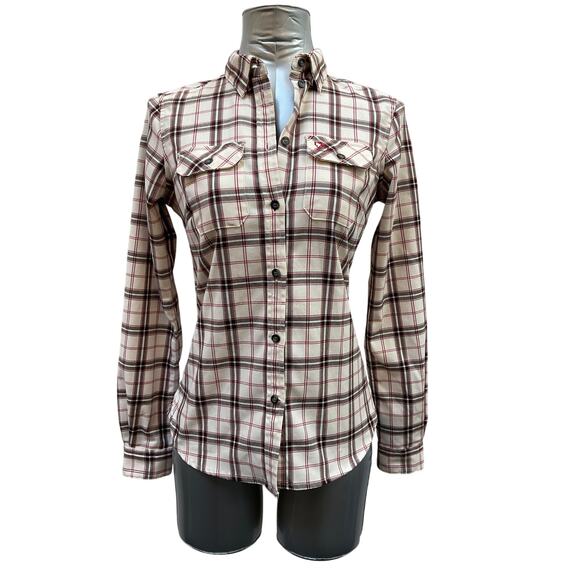 Fjallraven Plaid Women's Flannel Size XXS - Picture 1 of 4